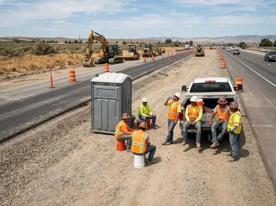 highway-road-construction-crew-007 — frequently asked questions, Porta Potty and Restroom Rentals in Arcola, IL